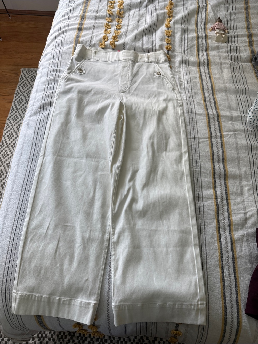 SPANX White High-Rise Shaping Pants